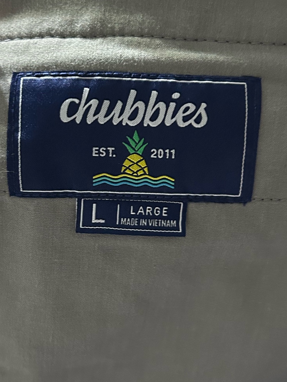 Chubbies Midnight Adventures 6" Inseam Shorts Size Large - Picture 6 of 6